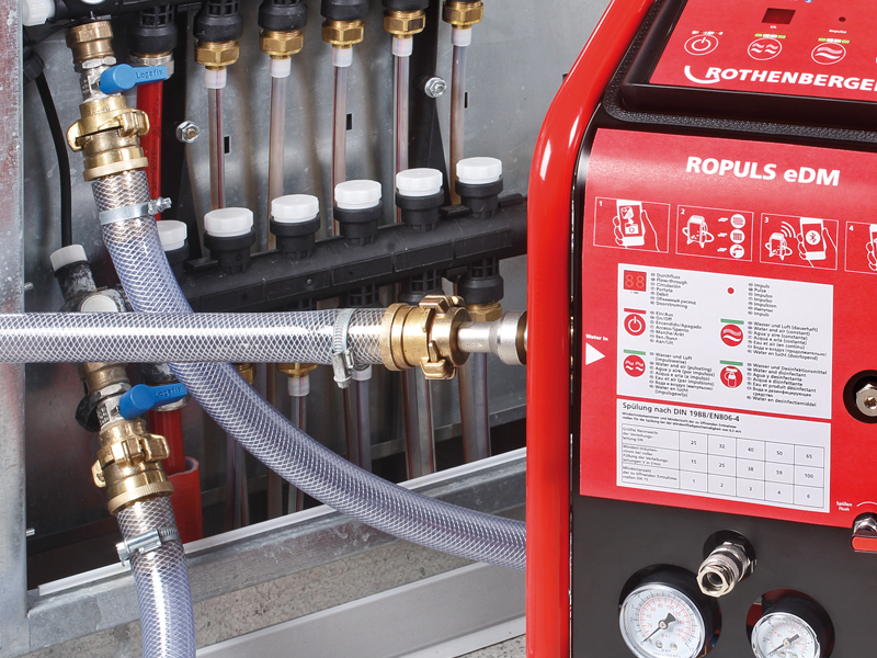 Machine Rothenberger Ropuls EDM en action